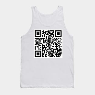 Rick Roll QR Code Tank Top